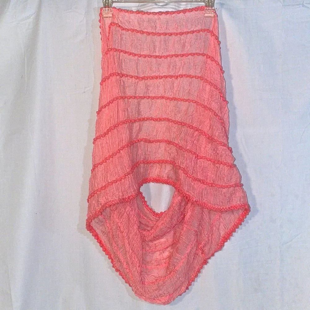 Large ping circle scarf